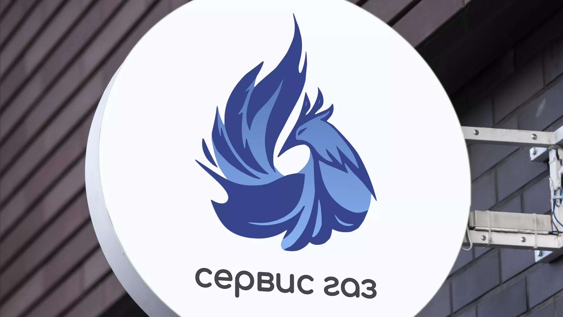 Создание логотипа «Сервис газ» в Куровском